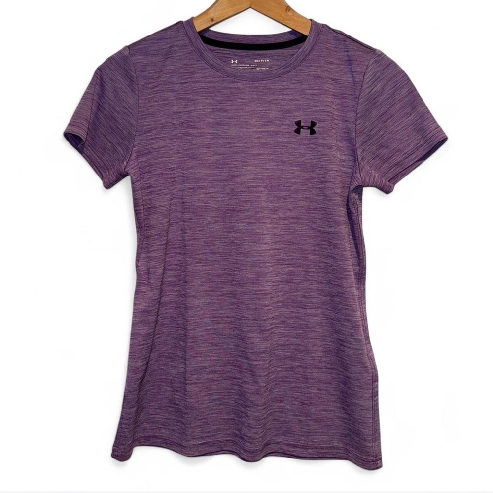Under Armour Purple Activewear Shirt Size Small